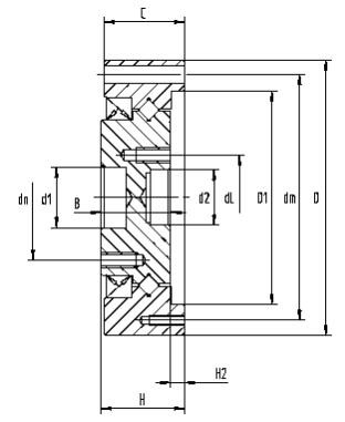 CSD-40-2UH harmonic drive gearhead bearing <a href=http://www.rigiabearing.com/RigidBearings/CSD-40-2UH-harmonic-drive-gearhead-bearing-CSD40-XRB.html target='_blank'>CSD40-XRB</a>